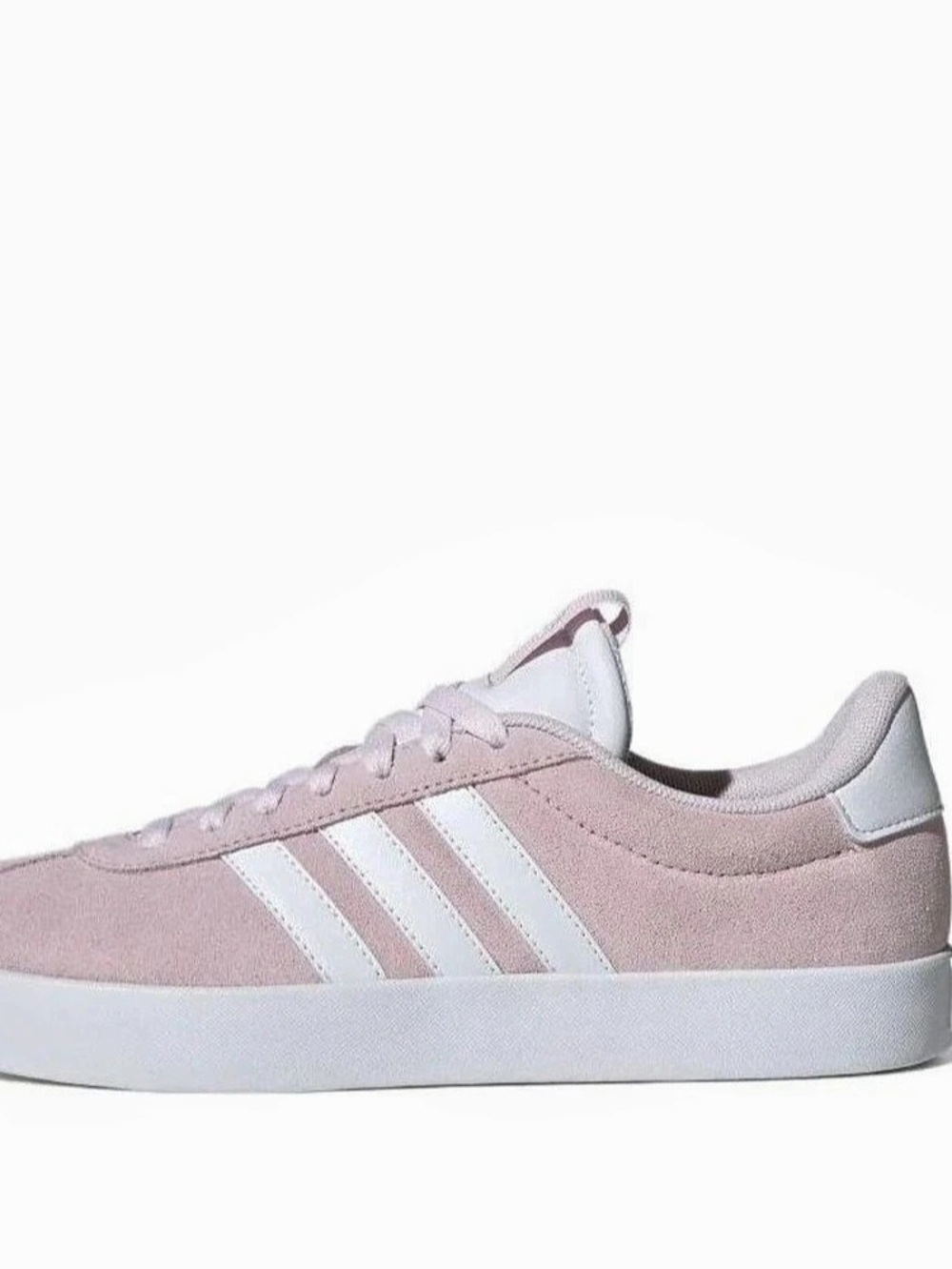 adidas VL Court 3.0 Pink & White Sneakers